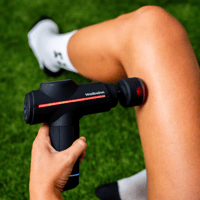 BE IN 02 3D Pro Massage Gun: Hot and Cold Therapy, 5 Intensities, 5 Heads