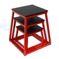 SOFTEE 0.5 JUMP PLATFORMS: Plyometric boxes with a solid steel frame and a solid rubber anti-slip mat
