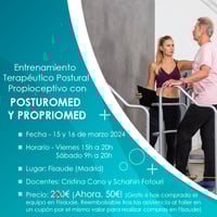PROPRIOCEPTIVE POSTURAL THERAPEUTIC TRAINING WORKSHOP WITH POSTUROMED AND PROPRIOMED - IN-PERSON - MARCH 15 AND 16 - 2024 PROPRIOCEPTIVE POSTURAL THERAPEUTIC TRAINING WORKSHOP WITH POSTUROMED AND PROPRIOMED - IN-PERSON - MARCH 15 AND 16 - 2024