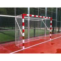 Set of Fixed Metal Indoor Soccer and Handball Goals 80x80