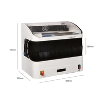 G3 Gravity Polisher: Sealed Cabinet with Panoramic Plexiglas, Dual Polishing Zone and Optimized Dust Management