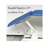 Negative back system -25º (maximum / minimum heights rise 5 centimeters)
