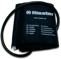 Black velcro cuff for Riester tensiometer. Adult size (three models)