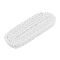 White accordion-shaped disposable sheets (100 units)