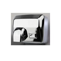 Electronic hot air hand dryer in stainless steel with push button Electronic hot air hand dryer in stainless steel with push button