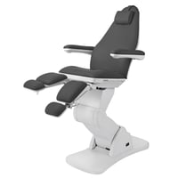 Cubo electric podiatry chair: Three motors that control the height, inclination of the backrest and seat