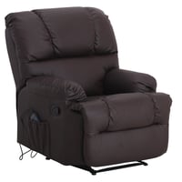 Irene Manual massage chair: With reclining backrest, integrated control and ten massage functions