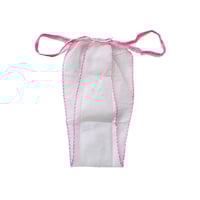 Mini disposable women's thong in 35 gram polypropylene TST (100 units)