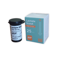 Test strips for the Lactate Scout analyzer (25 units)