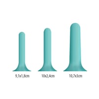 Trio of PERIDELL Dilators: kit with 3 different sizes