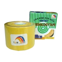 Temtex Kinesiology tape color yellow (5cm x 5m)
