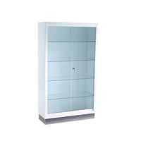 Enameled steel anteroom display case (160X35X90)