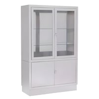 Stainless steel display cabinet: for hospitals, clinics and medical offices (160X40X100)