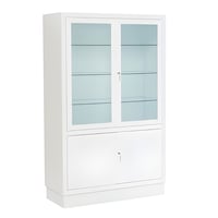 Enameled display cabinet for medical instruments and clinical materials (160X40X100)