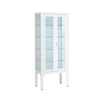 Clinical display case with 2 enamelled steel doors (150X60X35)