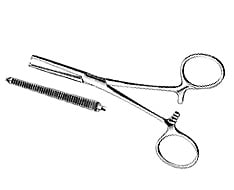 Hemostatic chiropody forceps