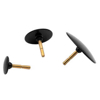 Kit of 3 capacitive convex electrodes