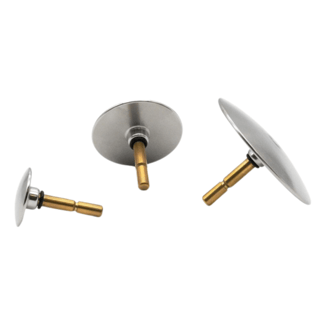 Kit of 3 resistive convex electrodes