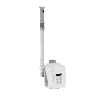 Chromium ozone facial steamer: with rotating head with essential receptacle and rotating arm (1.3 liter capacity)
