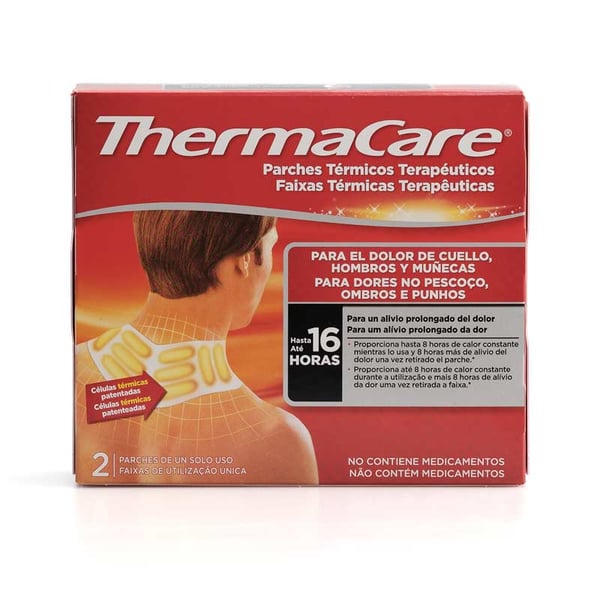 Thermacare Neck and Shoulder: Therapeutic Thermal Patches for Neck, Shoulder and Wrist Pain (Two Pack)