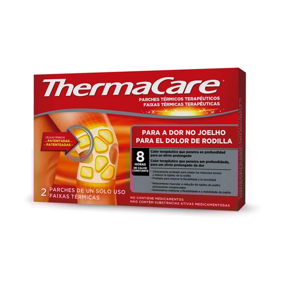 Thermacare knee: therapeutic thermal patches for knee pain (two units)