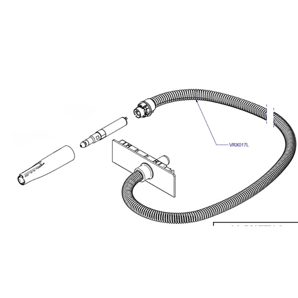 New LED Handpiece Tube for Vortix Vacuum Cleaner for VRX3L (with LED light)