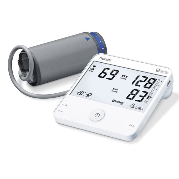 Arm Blood Pressure Monitor: Beurer BM-95 with ECG and Bluetooth Cardio Expert with ECG function, arrhythmia detection and Bluetooth