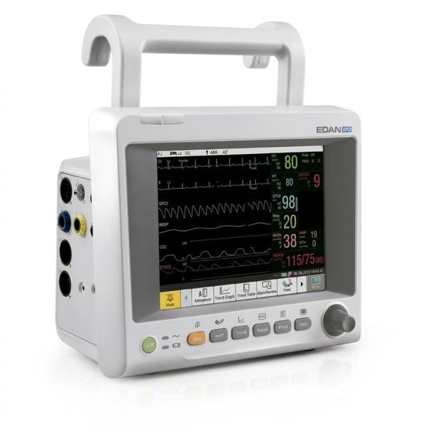 EDAN iM50 Automatic Multiparameter Patient Monitor: With thermal printer + 12-lead option