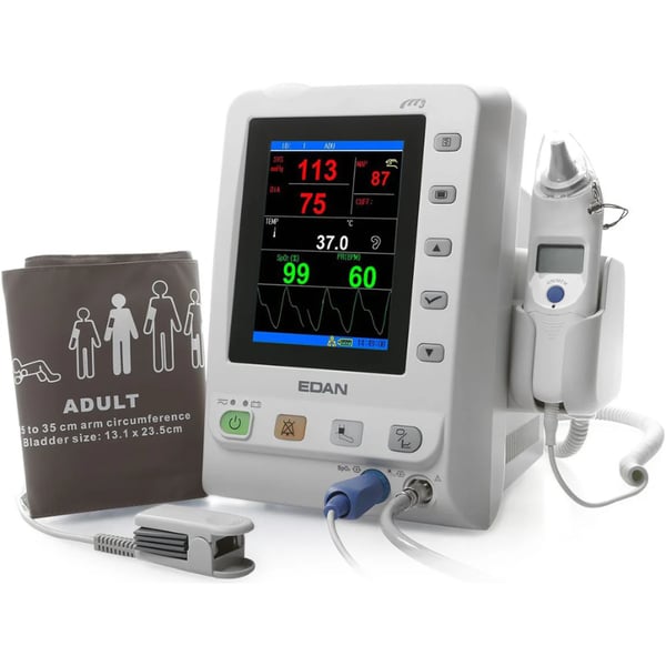 EDAN M3 Portable Vital Signs Monitor: Compact and efficient, designed for basic monitoring in clinical settings
