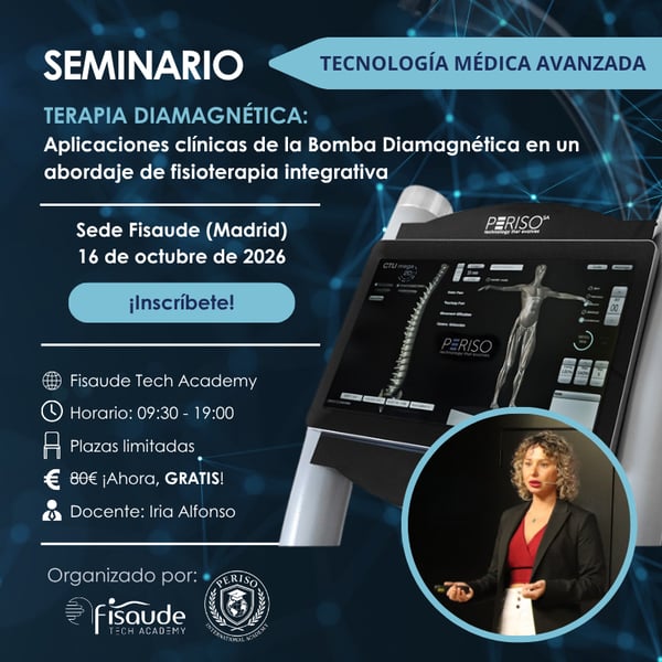 DIAMAGNETIC THERAPY. Seminar: Clinical Applications of the Diamagnetic Pump in an Integrative Physiotherapy Approach - In-person - Friday, October 16, 2026