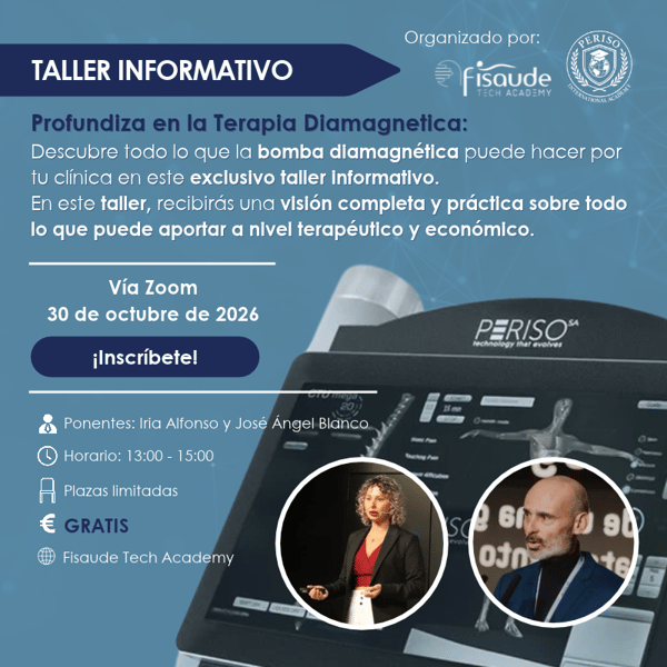 INFORMATION WORKSHOP: Delve deeper into Diamagnetic Therapy. A complete and practical overview of its therapeutic and economic benefits - VIA ZOOM - October 30, 2026