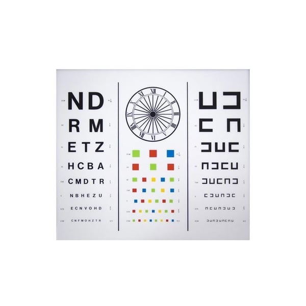 Sheet for adult optotype
