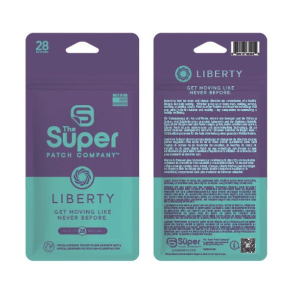 Liberty Super Patch - 28-patch pack: Non-invasive, drug-free technology that improves balance and stability