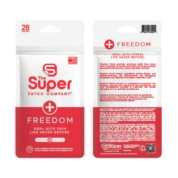Freedom Super Patch - Pack of 30 patches. Vibrotactile technology designed to support muscle and joint comfort every day.