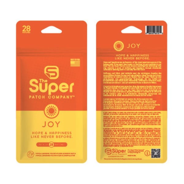 Joy Super Patch - Pack of 28 Patches: Non-invasive technology that can improve the sense of well-being and happiness through vibrotactile stimulation