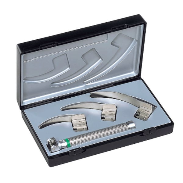 Riester ri-modul MacIntosh XL 2,5 V laryngoscope, type C battery handle, blades no. 2,3,4