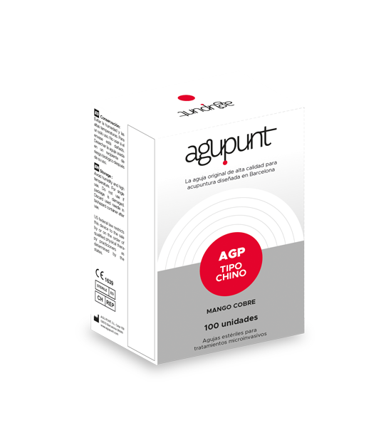 Acupuncture needle Agupunt - Mango Copper unguided Individual Paper Packaging (200 units)