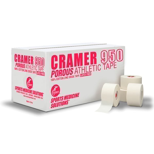 Cramer Tape 950 3.8cm x 13.5m: Premium Adhesive Inelastic Bandage (Box of 32 units)