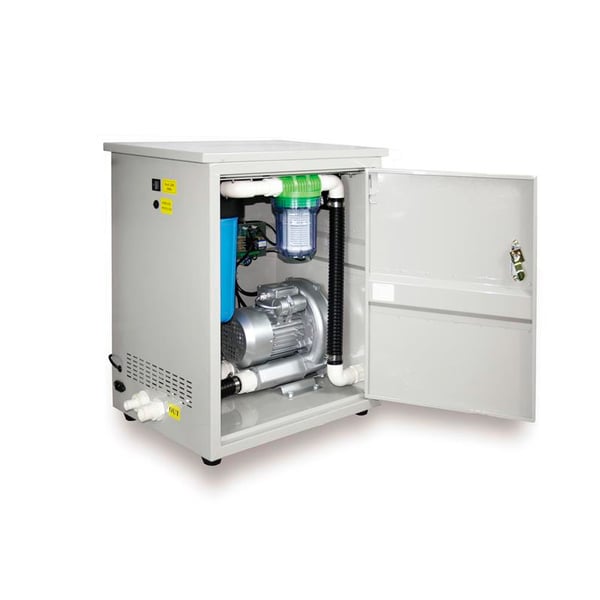 Dry aspiration dental equipment technoflux single-position fairing