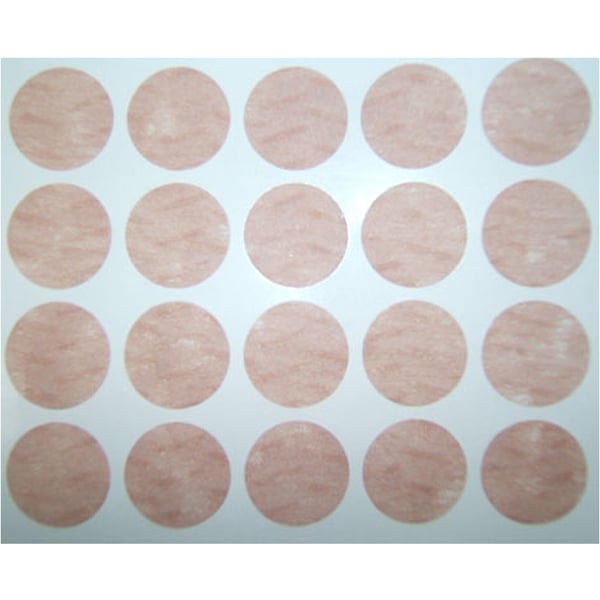 Breathable Hypoallergenic Circular Paper Adhesive 24 mm (120 units)