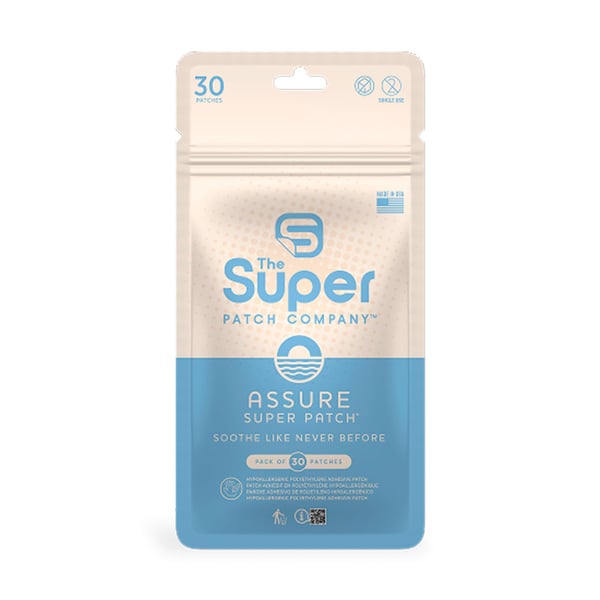 Assure Super Patch - 30-Patch Pack. VTT 2.0 Vibrotactic Technology to help reduce nausea and motion sickness.