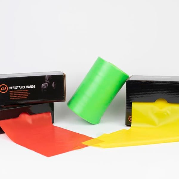 Elastic Bands - 25 meters (Different colors - Resistances)