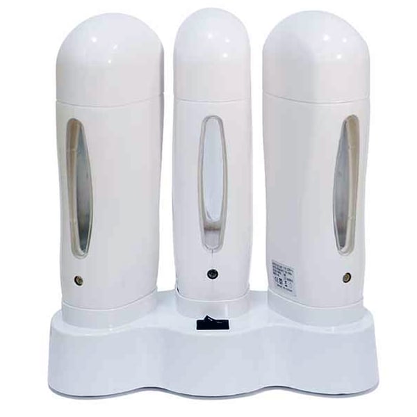Tripleheater Wax Heater (three cartridges): Equipped with side wax level indicator
