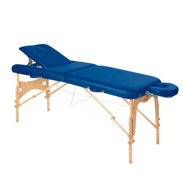 Ecopostural stretcher with wooden tensioners: With reiki legs and adjustable height (70 x 186 cm)