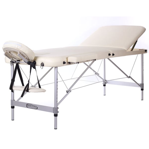 Kinefis Supreme aluminum folding table 3 - (Cream color)
