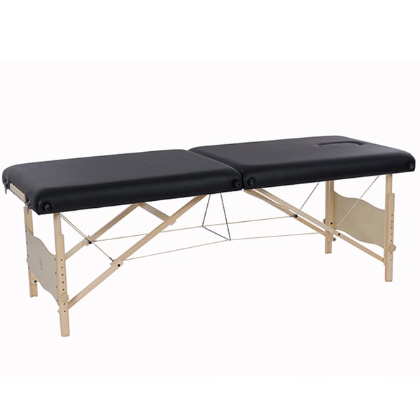 Folding Wooden Plenic 2-Breasted Stretcher: Facial hole and carrying bag (colors available)