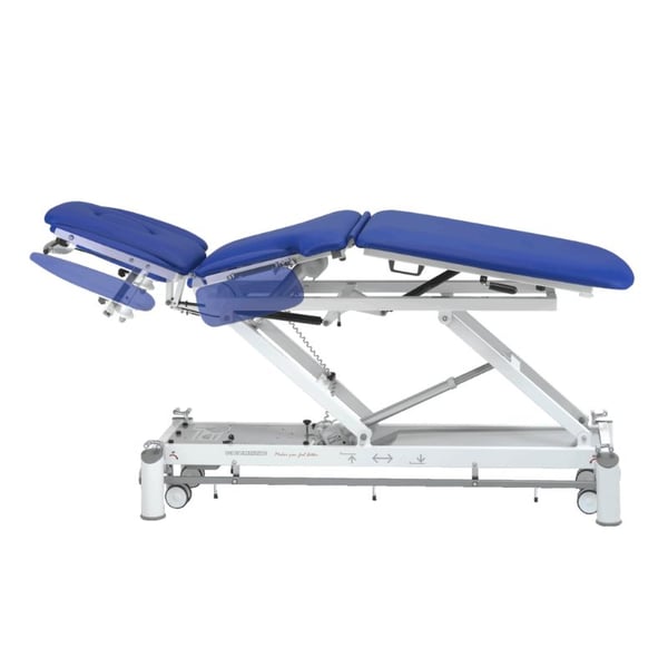 Cezanne Pro 7-section electric treatment table, electric kyphosis, pivoting and folding armrests