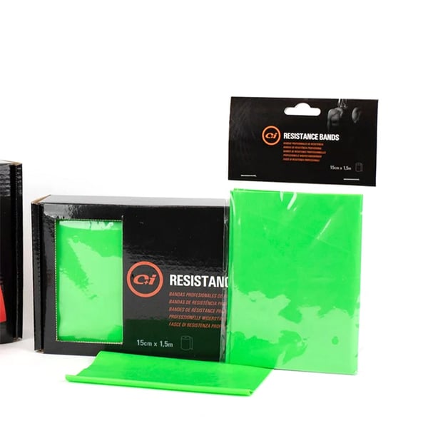 Latex-free elastic bands - 1.5 meters (different colors - resistances) - Box of 10 units