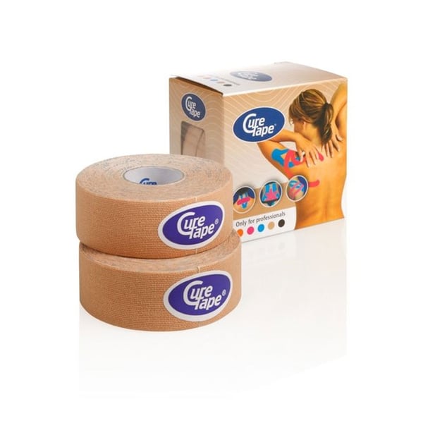 Cure Tape 2,5 cm x 5m Natural color (2 units)