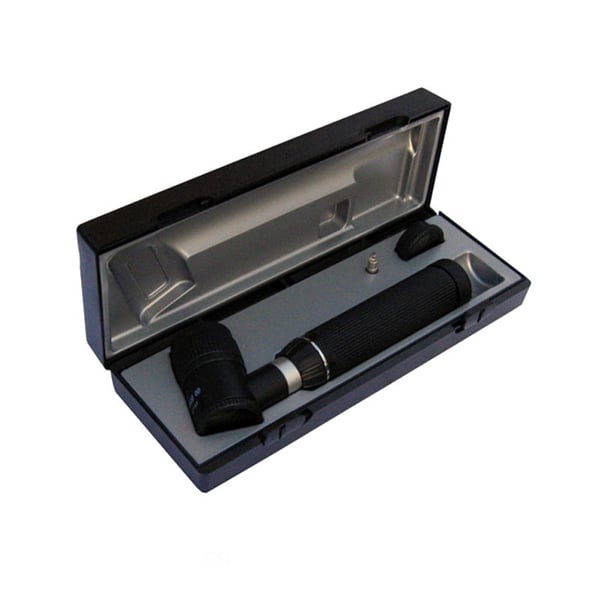 Riester Ri-Derma XL 2.5 V dermatoscope, Type C battery handle for two alkaline batteries Type C or Ri-Accu